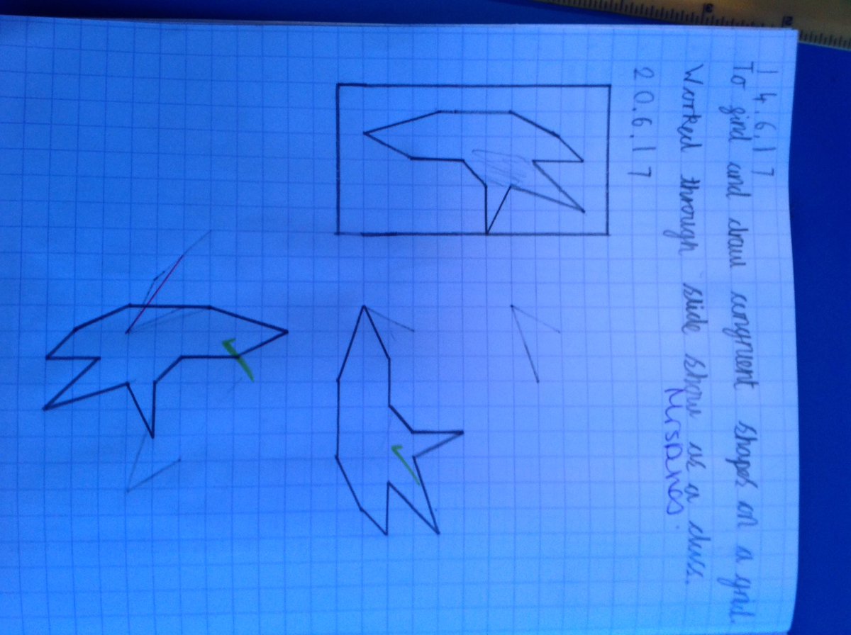 misshook2's tweet photo. Today in year 5 we did some congruent shapes drawings @HolyRosary_ #whatItaughttoday https://t.co/MCNInsI1F4