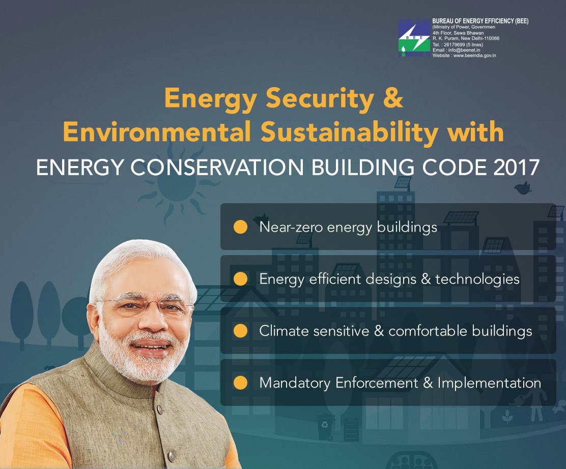 beeindiadigital's tweet photo. #ECBC2017 sets course for India towards near zero energy buildings to meet its sustainable development goals. https://t.co/MpgW5EUBDq
