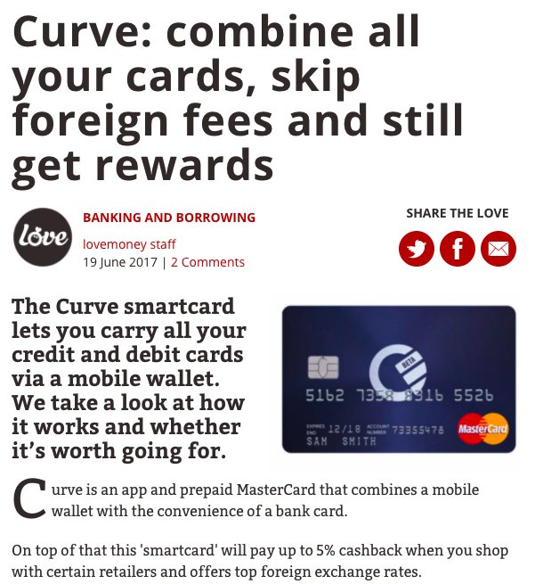 Curve (@imaginecurve) on Twitter photo One card to rule them all? That's the verdict on Curve from the team over <a href="/lovemoney_com/">lovemoney_com</a> 💳 👌
lovemoney.com/news/50839/cur… One card to rule them all? That's the verdict on Curve from the team over <a href="/lovemoney_com/">lovemoney_com</a> 💳 👌
lovemoney.com/news/50839/cur…