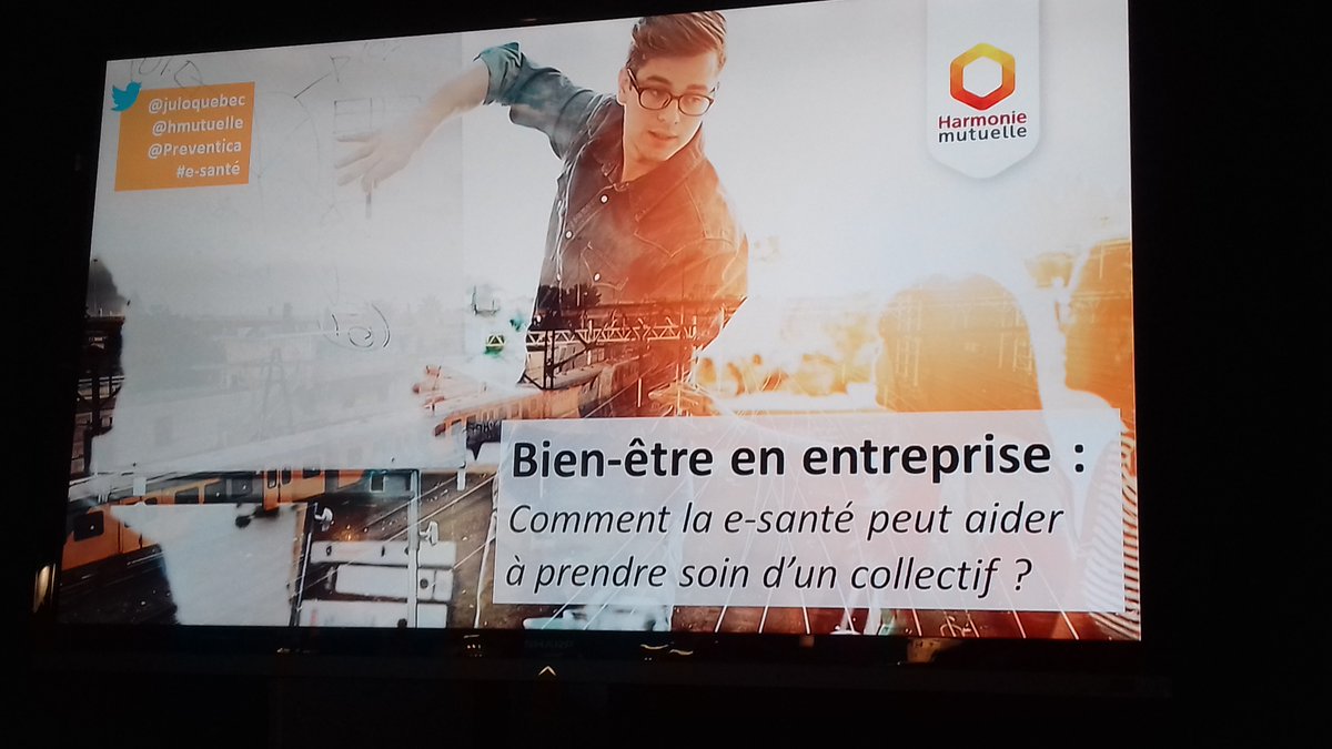 c_sarlot's tweet photo. Conférence #esante @Preventica, c'est parti ! @hmutuelle @juloquebec https://t.co/1tErlbI883