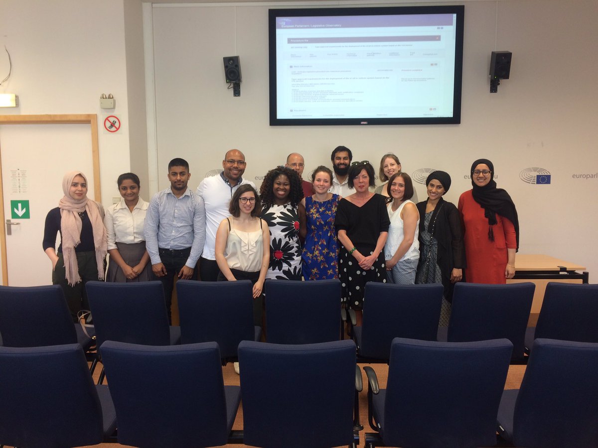 TheresaEurope's tweet photo. Great to welcome @ManchesterSU to the @Europarl_EN today. Keep up the good work #MCRtoEUParliament https://t.co/bMqWQqURdF