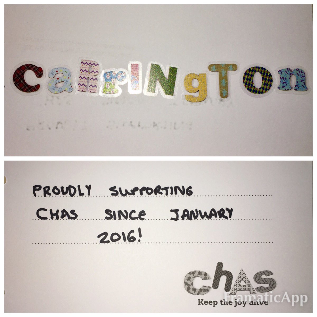 Carrington_CP's tweet photo. #KeepTheJoyAlive @supportCHAS https://t.co/MNzuRqaCX8
