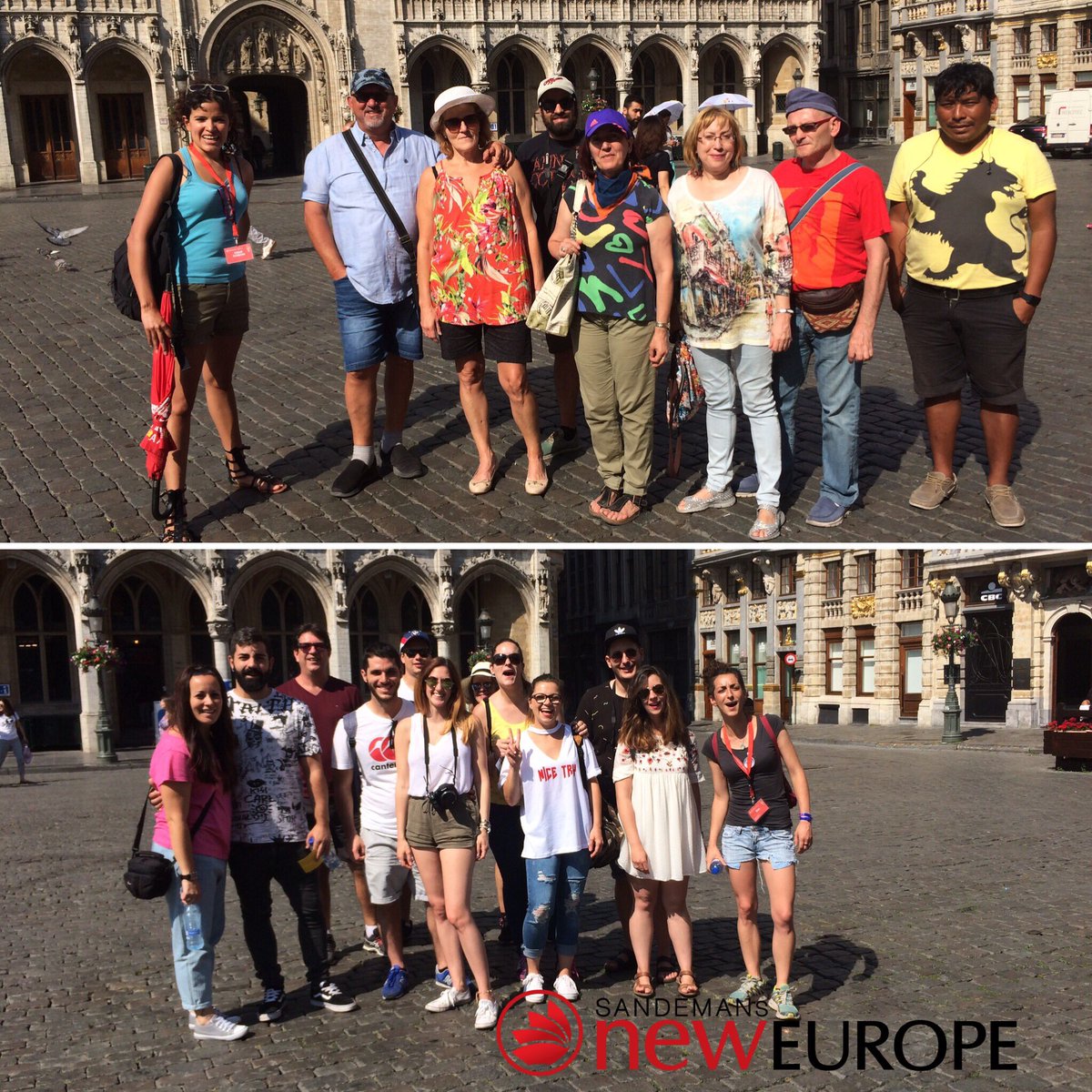 newbrussels's tweet photo. #Brussels Walking Tour in Spanish with Lali &amp; Bea.20/06/2017 . 10-11am
#FREETOUR #sandemans #redumbrella #Belgium https://t.co/ex7RAtlCEl