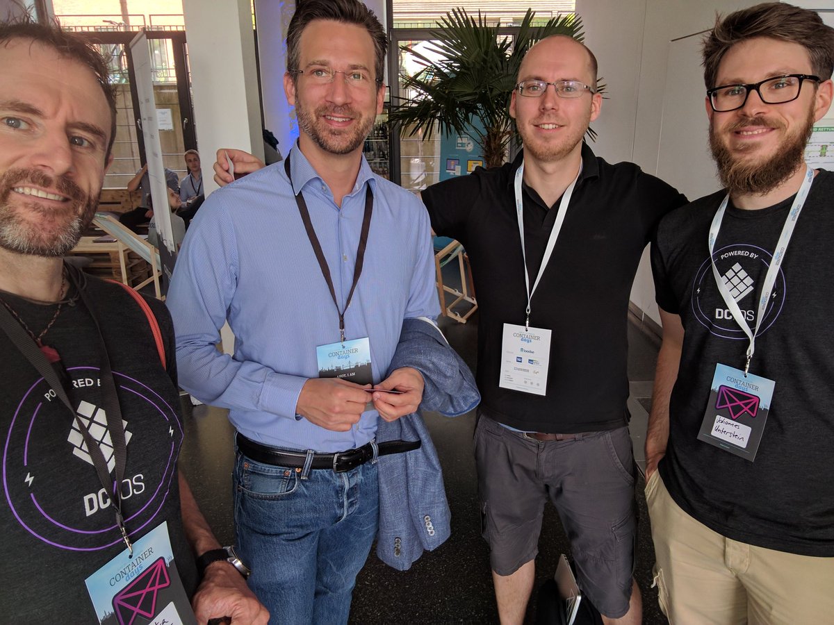 <a href="/mesosphere/">Mesosphere</a> is at <a href="/ConDaysEU/">ContainerDays</a> #CDS17 today &amp; will be running a workshop tomorrow, come and check it out, we love meeting new people. #dcos