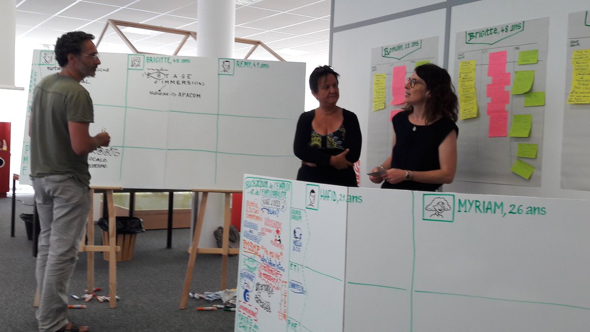 Restitution pleine d'innovation!!! #hackemploi <a href="/LepC_SO/">EntreprisespourCité</a> @suezFR #MaisonPourRebondir