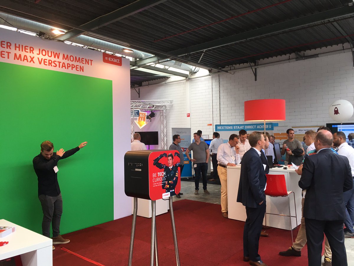 Exact_NL's tweet photo. We zijn van start op de @AccountancyExpo ! Als je op dit fantastische event bent kom je dan langs op onze stand? Wij hebben er zin. #accexpo https://t.co/TQCkUZO9NX
