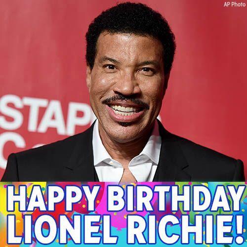 Happy Birthday to music icon Lionel Richie! Hope your birthday fun lasts all night long! 