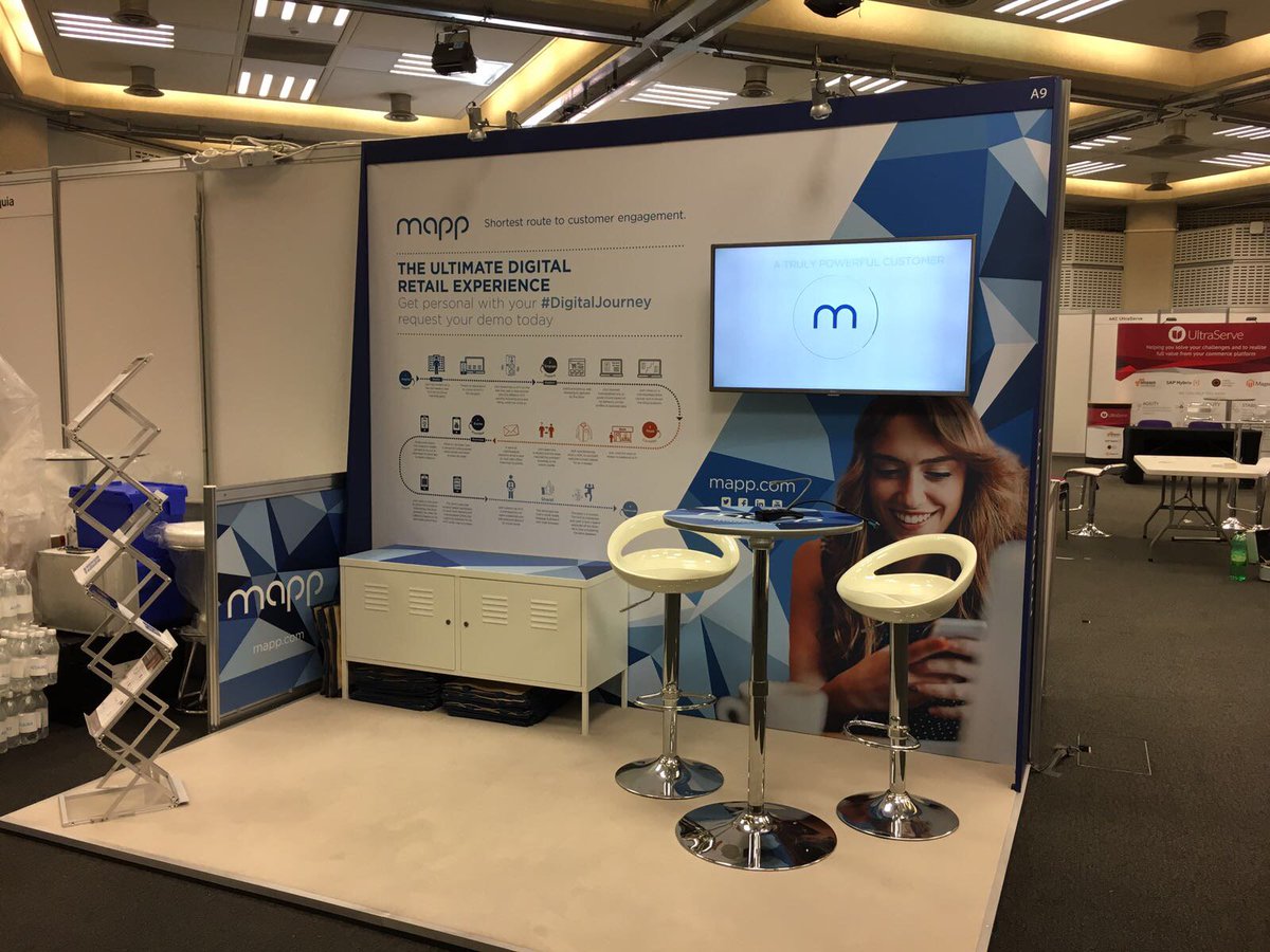 Mapp_Digital's tweet photo. We are proud to be the sponsor of #etailEurope 2017! Come and say #HelloMapp, we are on stand A9🙋♂️#DigitalJourney @eTailNews https://t.co/UCwyg0E3jL