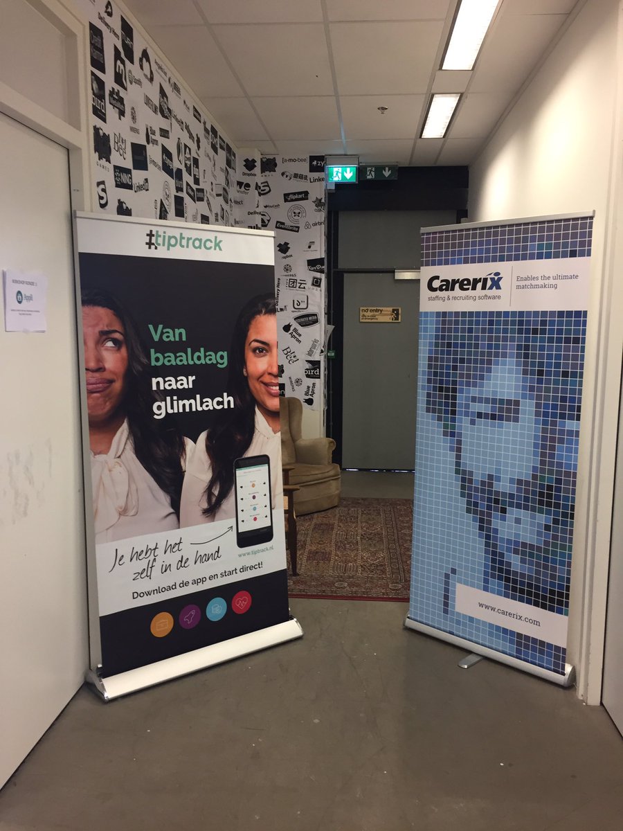 HRcommunity's tweet photo. Een greep uit de standhouders van vandaag! En wat hebben ze allemaal mooie banners.. ;-) #HRTechEvent #bannerevent https://t.co/rXJ12aGbKP