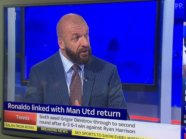 Sky taking the piss now. Not sure what Triple H knows about the situation...