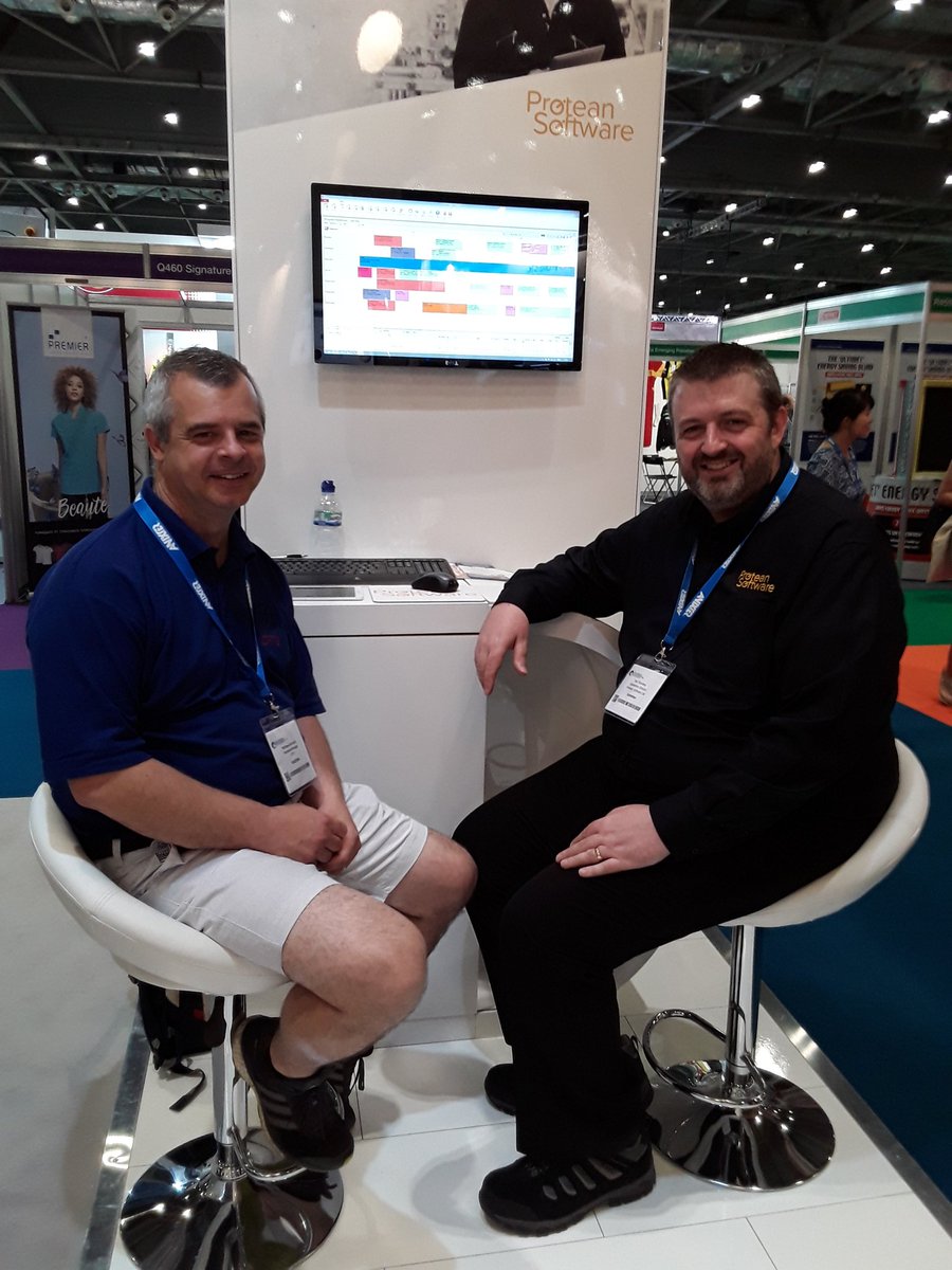 ProteanSoftware's tweet photo. Hi to Matthew from CFTS! #FSME17 #ServiceManaged https://t.co/mEwgSJfhmW