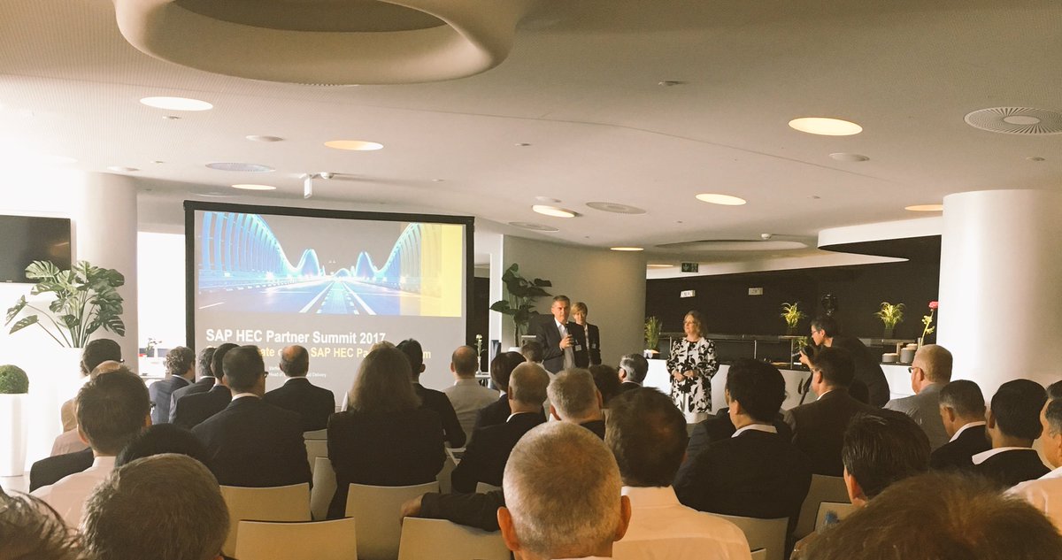 ngurule's tweet image. Great morning at the first ever SAP HANA Enterprise Cloud Partner Summit @ SAP Arena #saphec