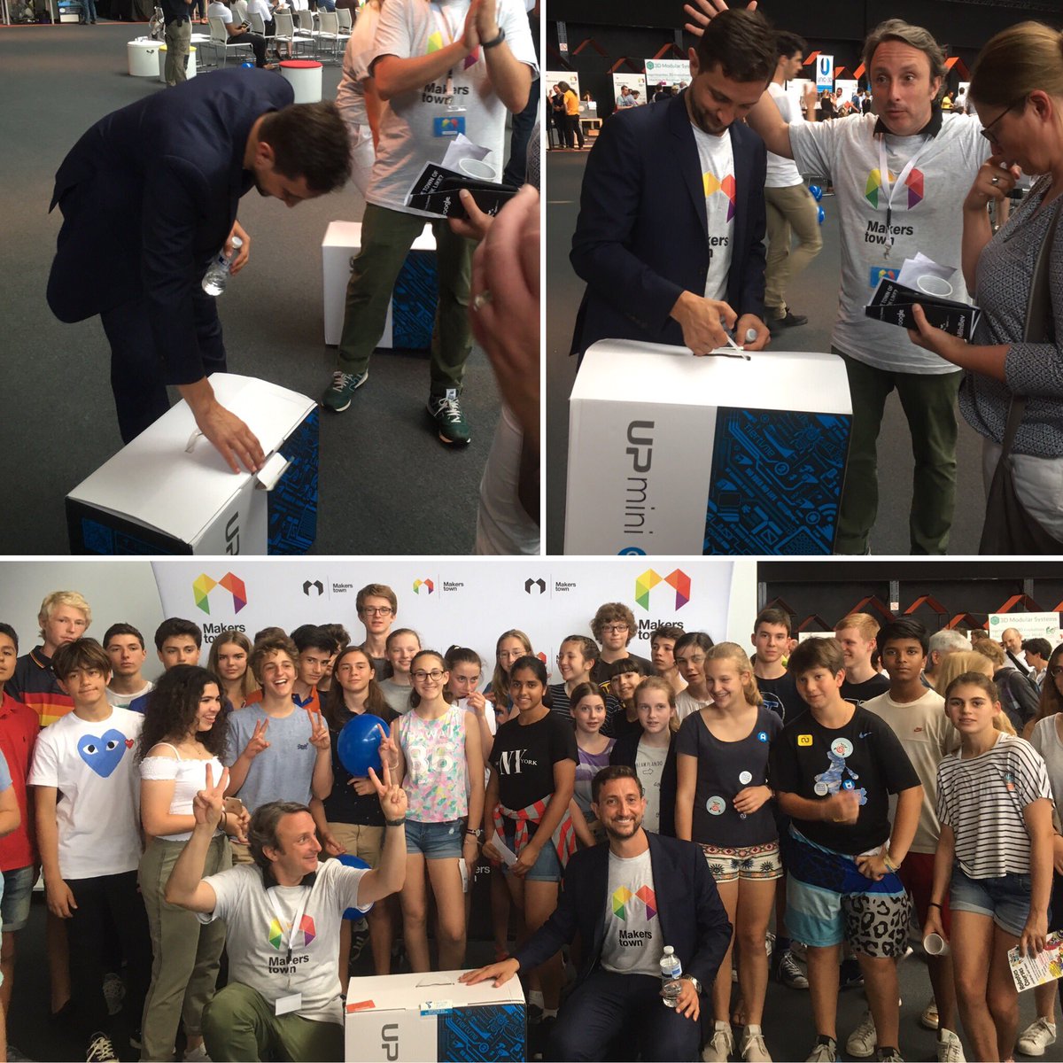 freyk_math's tweet image. On our way out, Makers Town gave @ISB_MS a wonderful gift! Thank you!!! #MakersTown #mslearns