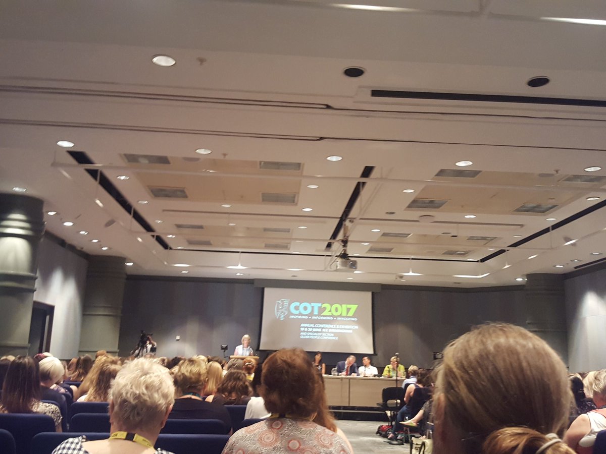 ChloeFirmstone's tweet photo. Surely as long as occupation is always at the core of our practice we can never be generic! Diversity is our future. #cot2017 #cotdebate https://t.co/aeTiQWt5mT