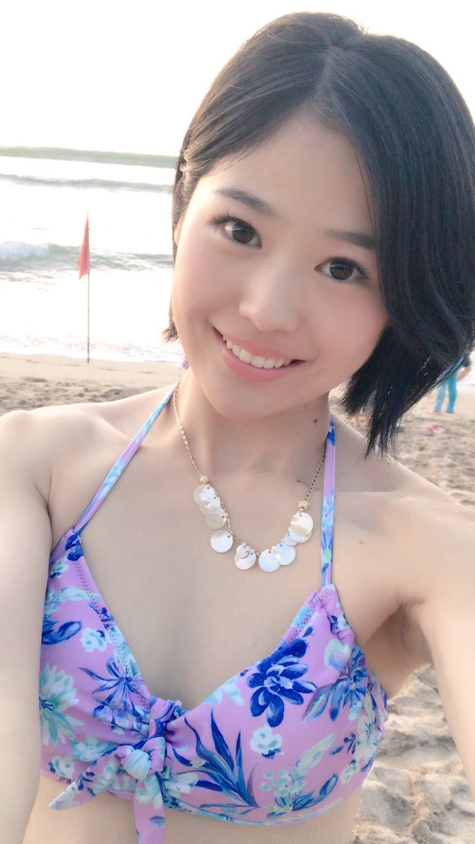 小日向えり 元歴ドル起業家 Sur Twitter クタビーチでサンセットを見たよ 今日の水着 は紫