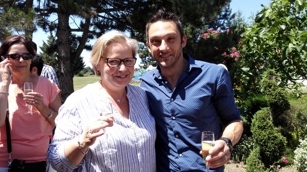 Merci MarieHélène, 32 ans de fidélité ! bonne retraite, passage relais accompli, bienvenue Pascal sur la lorraine.