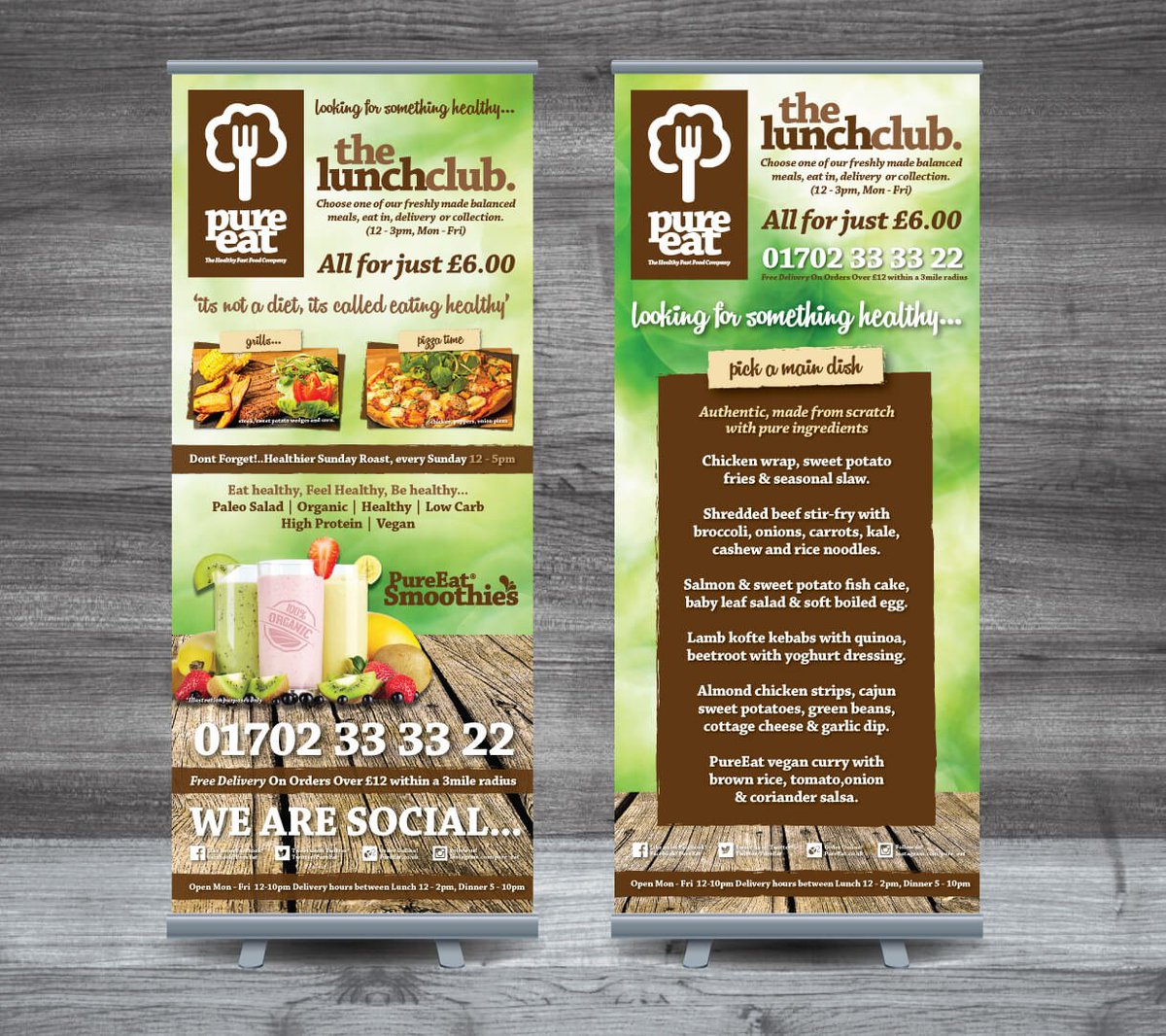 Spirasigns's tweet photo. Bespoke #advertising package created by us for @pureeat! 

#Logo #Design #Menu #Flyers #Stationery #Banners #Posters, all created by Spira! https://t.co/CuTcs56Eiq