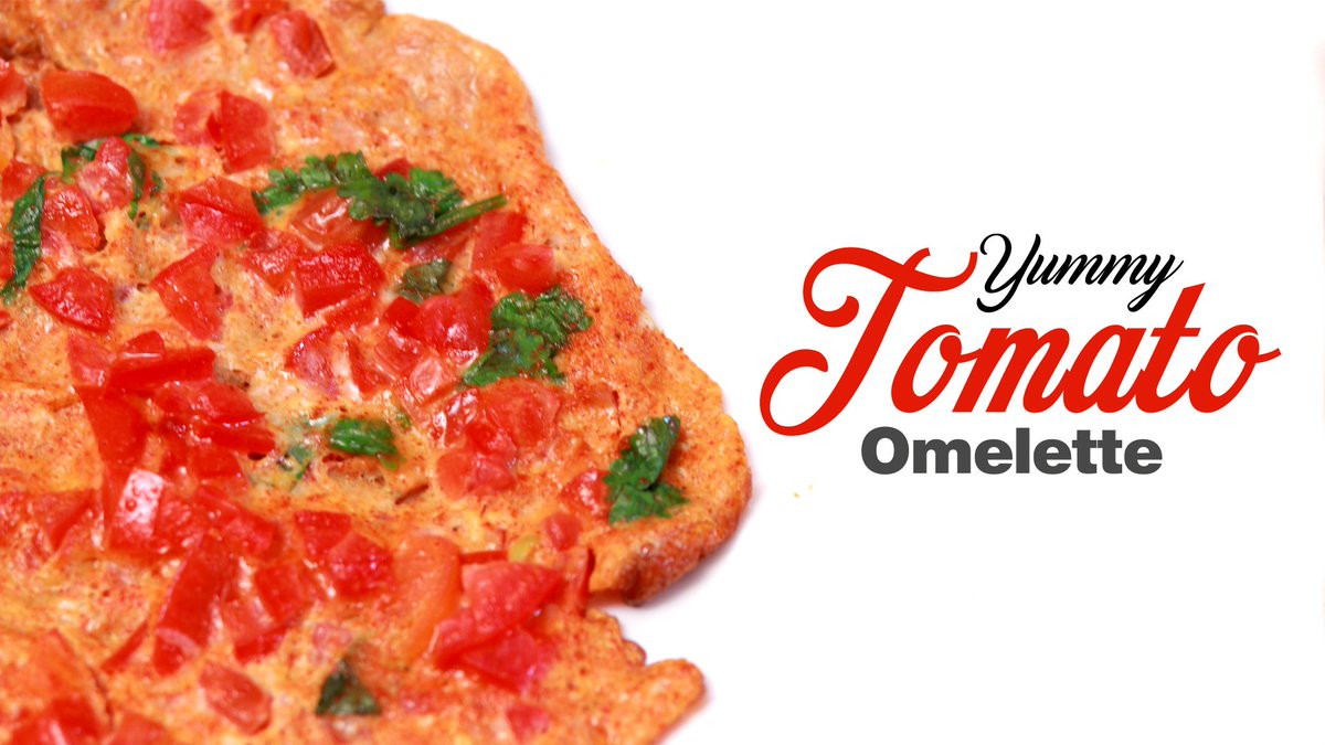 Let's #taste this #tempting #tomato egg #omelette 
#Easy #evening #snack by #CookingSimplified 
Click here to watch bit.ly/2rxQMOh