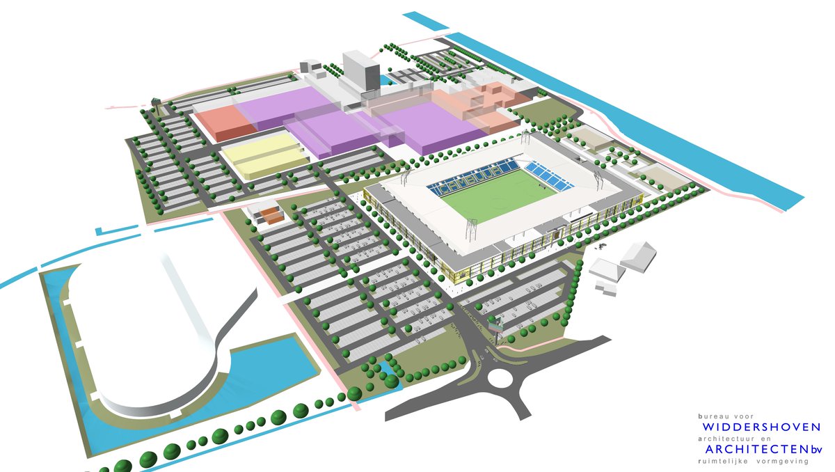 Zo moet het hele gebied rondom het stadion er uit komen te zien! #Cambuur