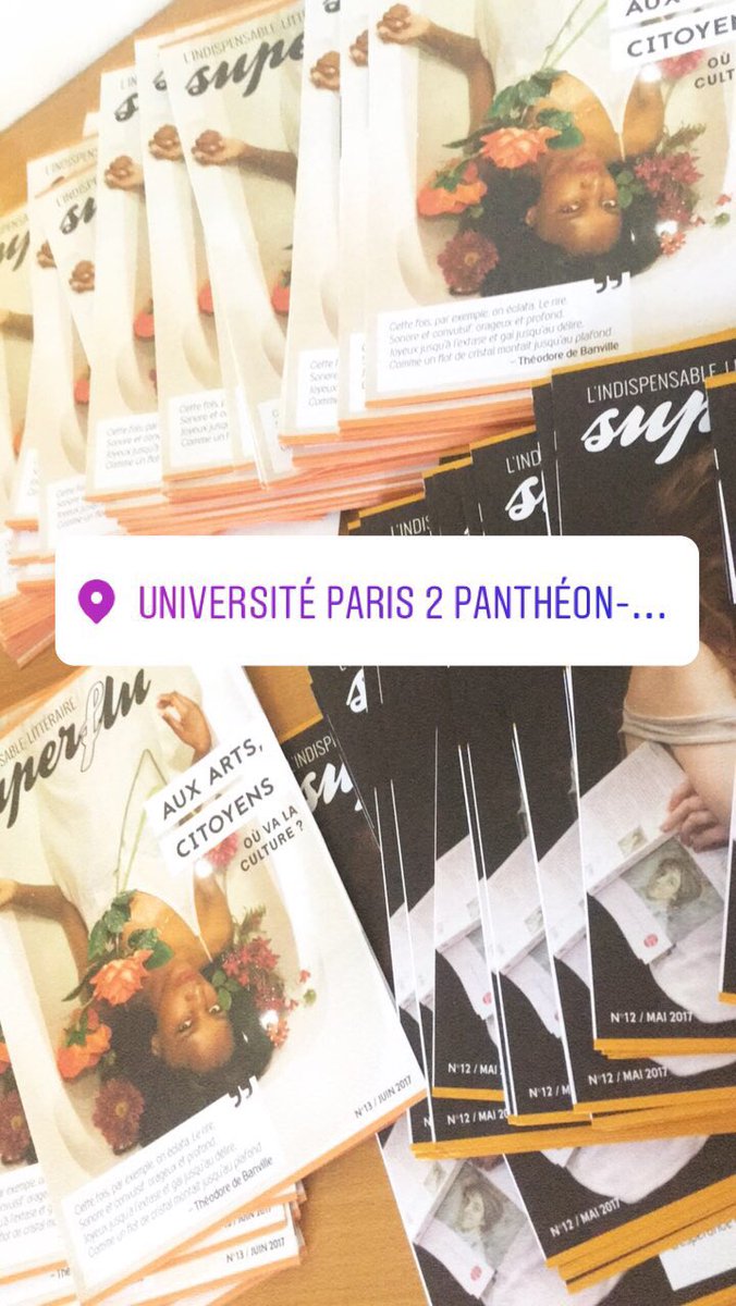 SuperfluMag's tweet image. Ils sont arrivées dans vos universités