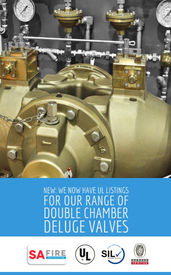 UL Listing for the next generation of Deluge Valves #VDD #DoublechamberDelugeValve #SIL3 #FunctionalSafety