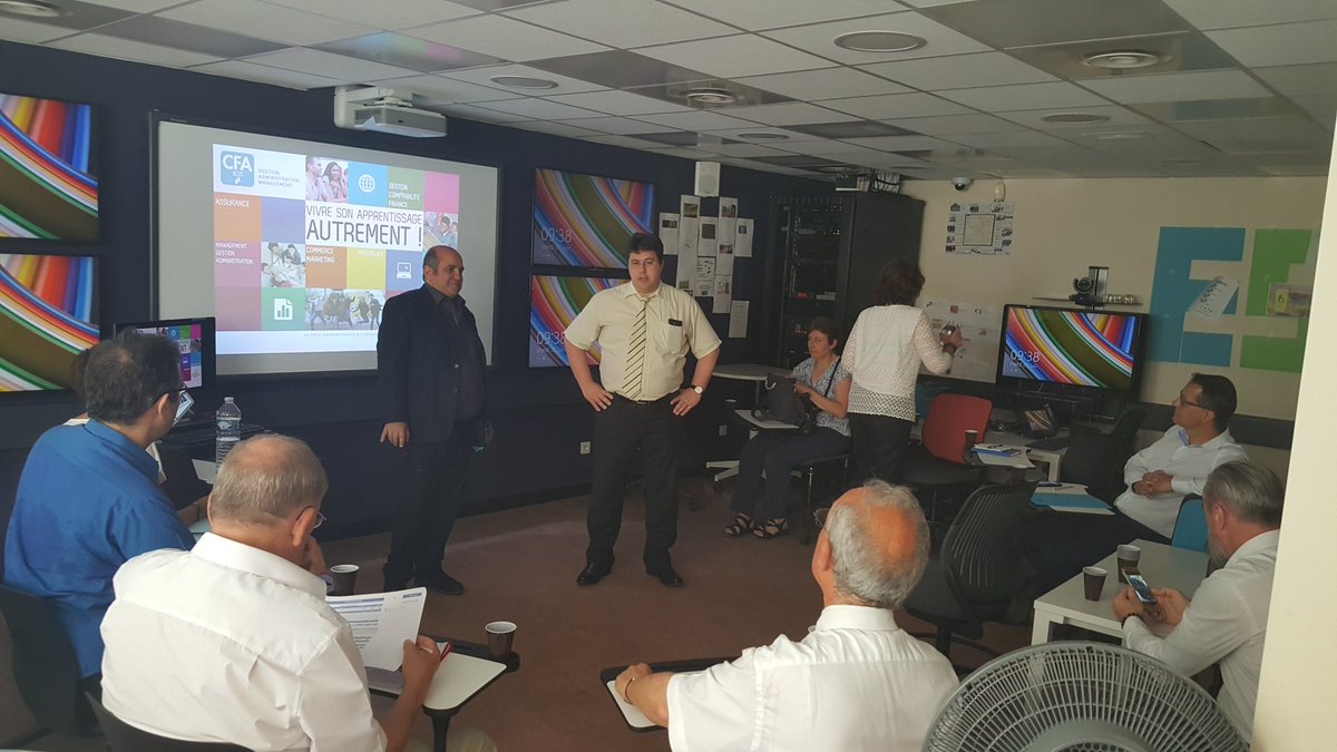 En live au Lab3.0GroupeIgsParis Jean Philippe Leroy reçoit OPCABAIA en reunion de travail avec nos directeurs de CFA