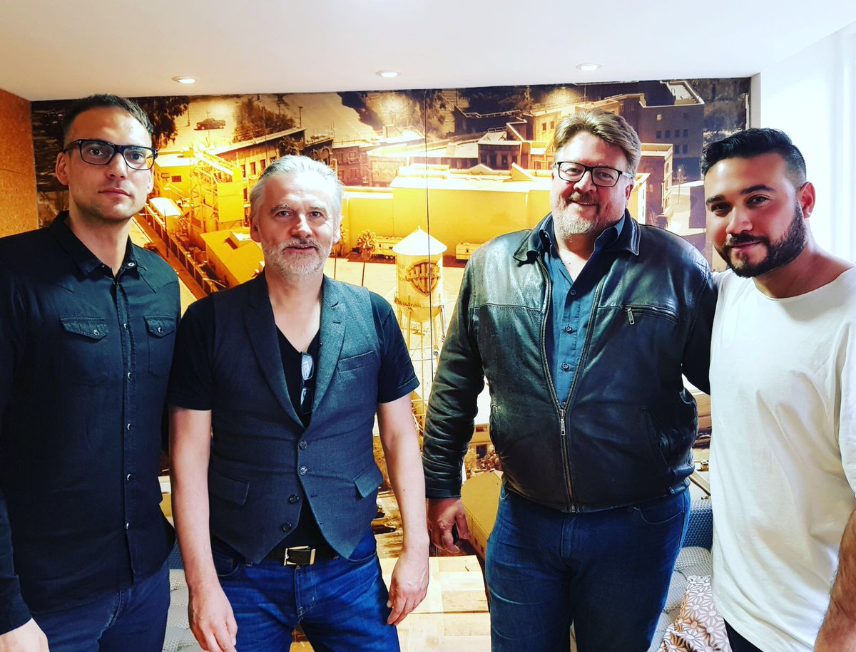 walter_mair's tweet photo. final mix sign-off at #WarnerBros, with director #JBollmeyer #MichaelAuret #MaxHerman, #3WayJunction #composer #soundtrack #Elensa https://t.co/0NeQnGFOKf