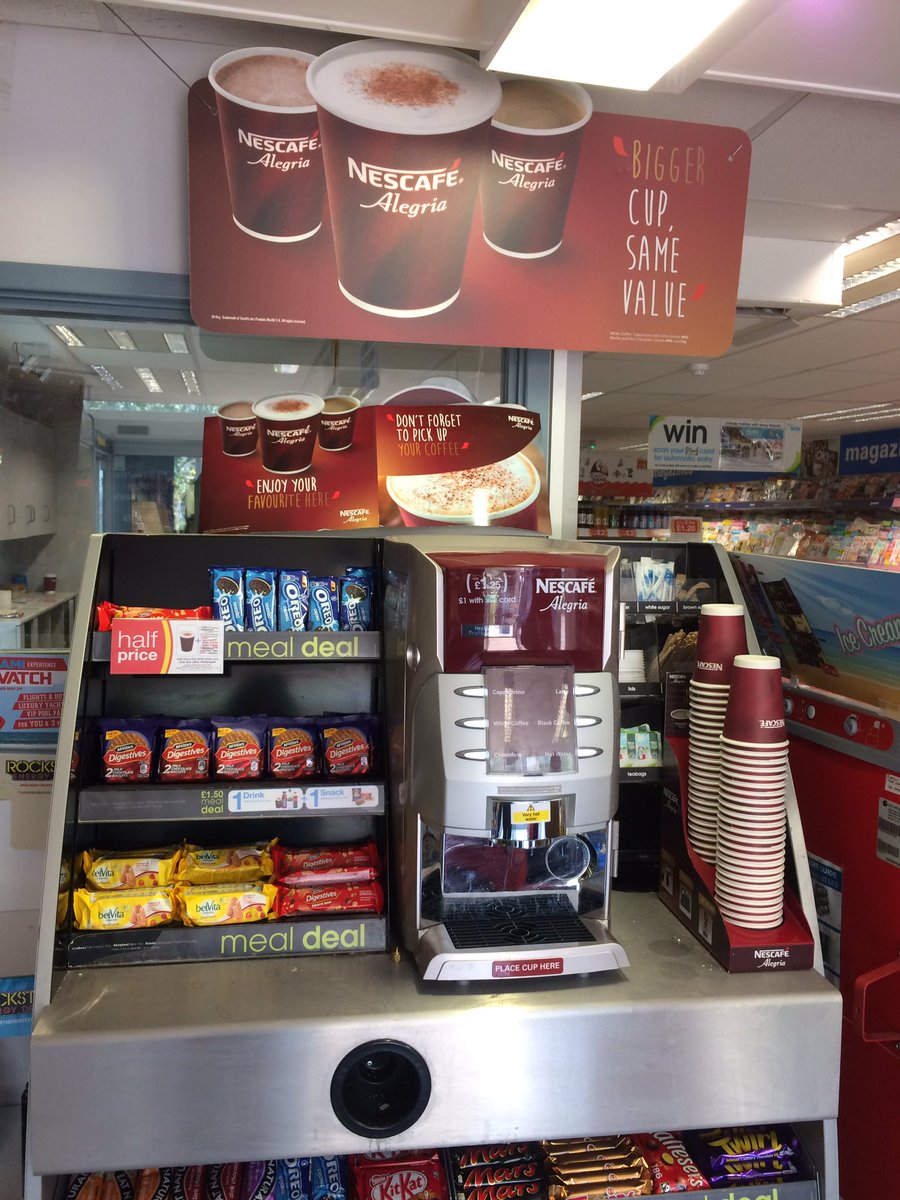 NProDevina's tweet photo. Look! You can get superb deals with a @NESCAFE #Alegria #coffee inc. a @KITKAT! Yummy @McColls #Biscester @NestleProDerick @NestleProUK https://t.co/MKWpRShHSP
