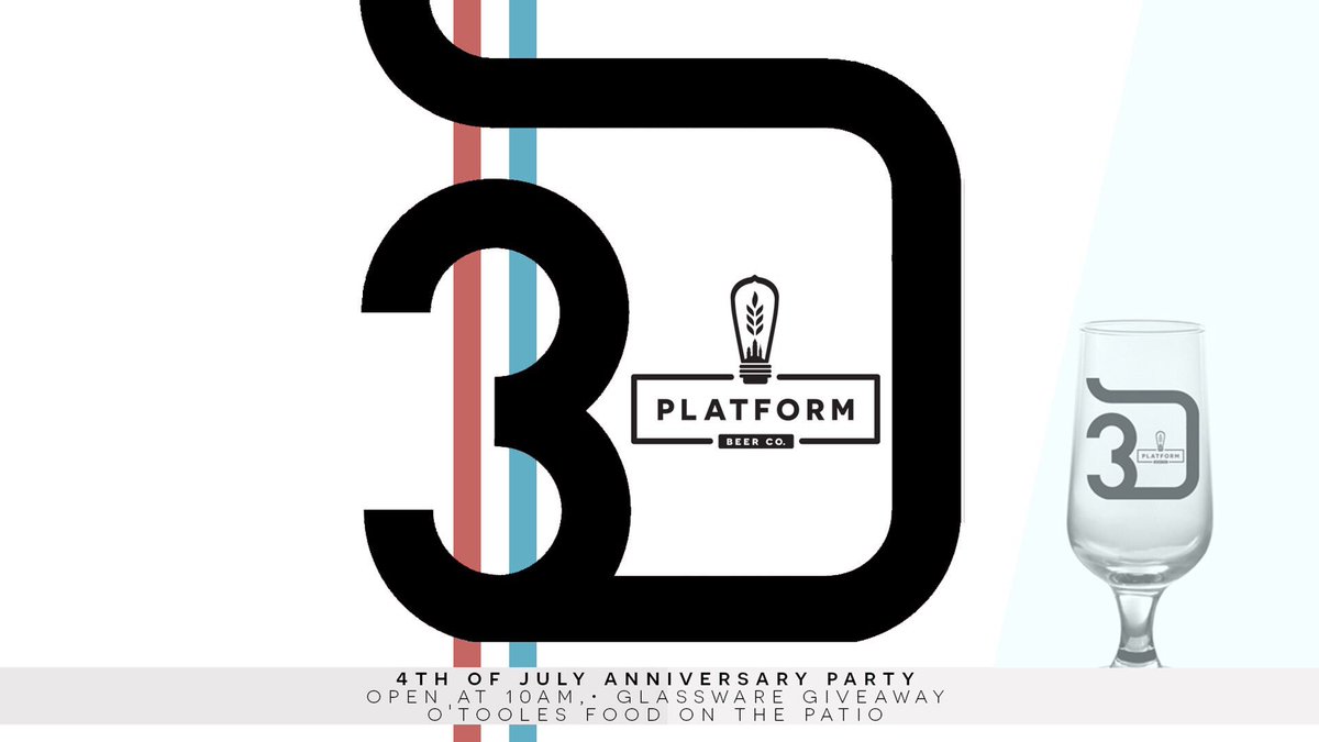 PlatformBeerco's tweet photo. 3year anniversary July 4th! Two collabs to be released @BurialBeer @FiftyWestBrew! @BrewStuds @happyincle @joecimperman #freshclebeer https://t.co/t4w8t10cRM