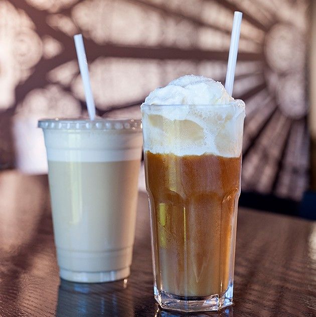 TwitCoast's tweet photo. Affogatto who? @CortadoTR's nitro float, and five other caffienated bevvies on ice. https://t.co/O8QBW4yxeZ https://t.co/elLKZ9zEbJ