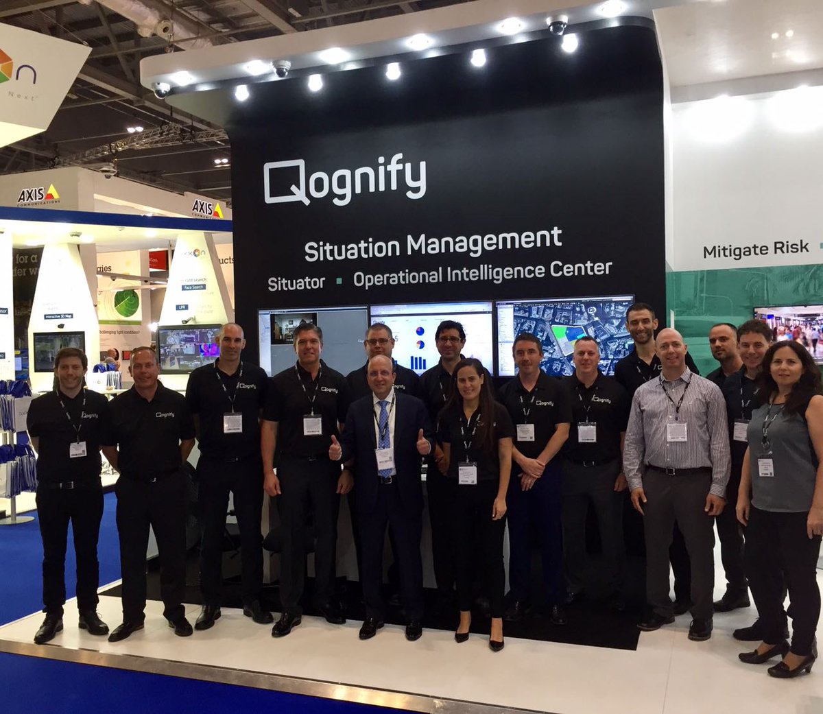 HxGNsecurity's tweet photo. Time for our annual team photo at @IFSEC, this incredible team is waiting for you at stand #F950 #IFSEC2017 https://t.co/cuxSFEdUgB