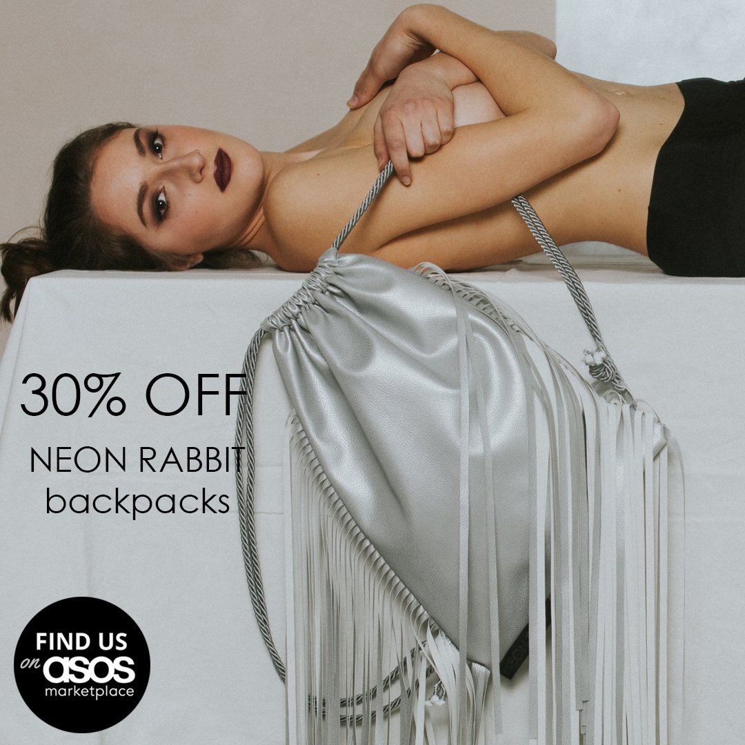 neonrabbitfab's tweet photo. SALE! Find the coolest backpacks on @ASOSMarketplace 
#Vegan #VeganLife #veganleather #backpacking #Accessories #fashiondesigner #Sales https://t.co/wwBkNBMNhf