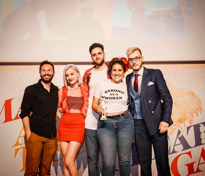 UniversidadMH's tweet photo. ¡Enhorabuena a los estudiantes de @cauumh por el Premio Especial COMUNIC_A durante los @PremiosAlce!  👏🏆 https://t.co/Eu1ZMrCfBU https://t.co/EnoIn6ZCcq