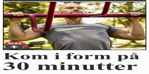 Få drømmekroppen 💪#sommerkroppen 😎 og julekroppen 🎅🏻på bare 30 min!!! Takk <a href="/VGpluss/">VG+</a>  #klikkhoreri
