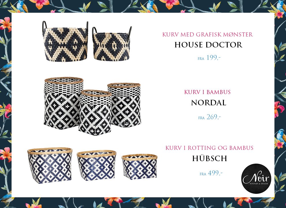 noirinterior's tweet photo. Flotte kurver med dekorative mønstre fra #hübsch #housedoctor #nordal tilgjengelig i nettbutikken https://t.co/fB8E47gMzs https://t.co/bg8CVBEHHp