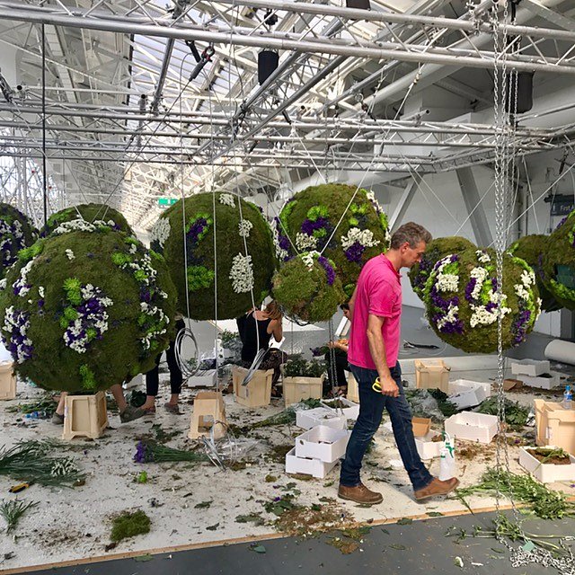 Our #Travel &amp; #Flowers specialists preparing for the <a href="/_houseandgarden/">House & Garden Magazine</a> Festival on Wednesday. Exhibiting in collaboration with <a href="/MiersRichard/">Richard Miers</a>