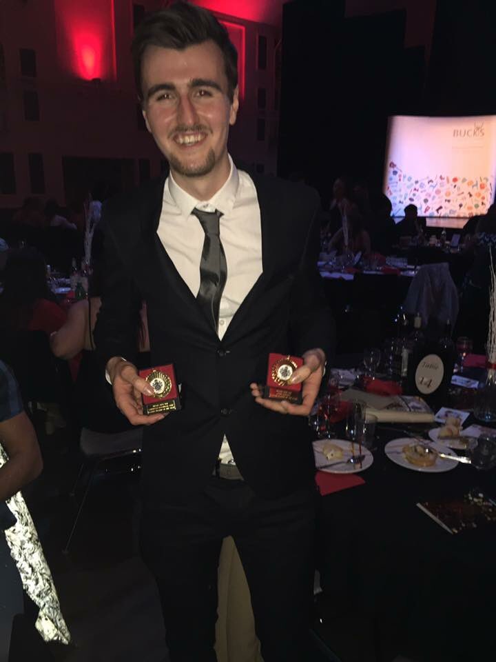 BNU_Buccaneers's tweet photo. Still buzzing for our very own Matt Draper winning three awards at our animal AU dinner https://t.co/SsolWFvFU4