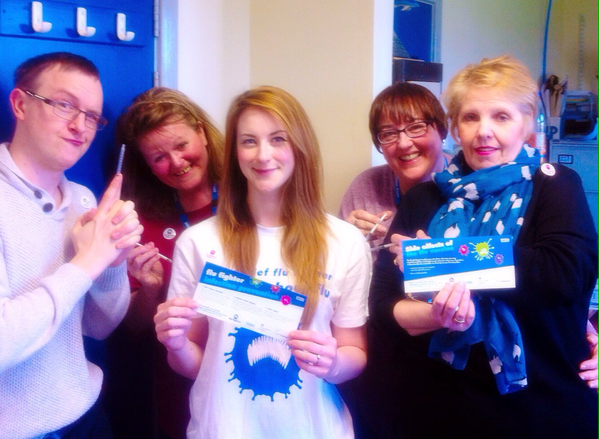 TEWV's tweet photo. TEWW STAFF: Join our army of Chief Flu Fighters! We've got 100, but we still want more... 
FILM AT: https://t.co/23eAgG0jBn 
@NHSflufighter https://t.co/P97FDVBc24