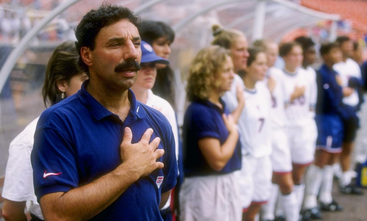 SportsCenter's tweet photo. Tony DiCicco, former World Cup-winning USWNT coach who led the U.S. from 1994 to 1999, died on Monday night. https://t.co/uV6tjGFhxd https://t.co/WzM7aWIeWP