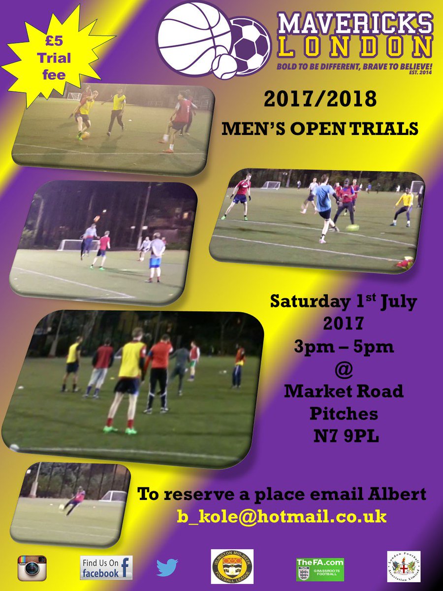 Maverickslondon's tweet photo. @Local__Football currently recruiting for 17/18 season pls RT https://t.co/KNPnK4lm0L