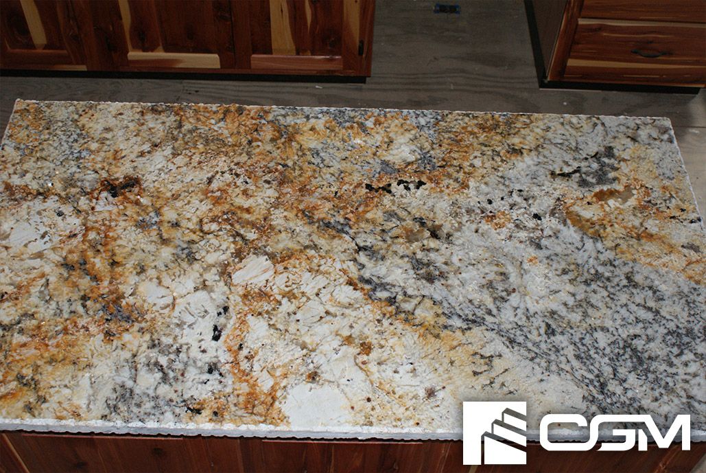 ClassicGranite1's tweet photo. What a unique #chiseled #edge #island done by Classic Granite and Marble #Solarius https://t.co/IGAkRaUH41