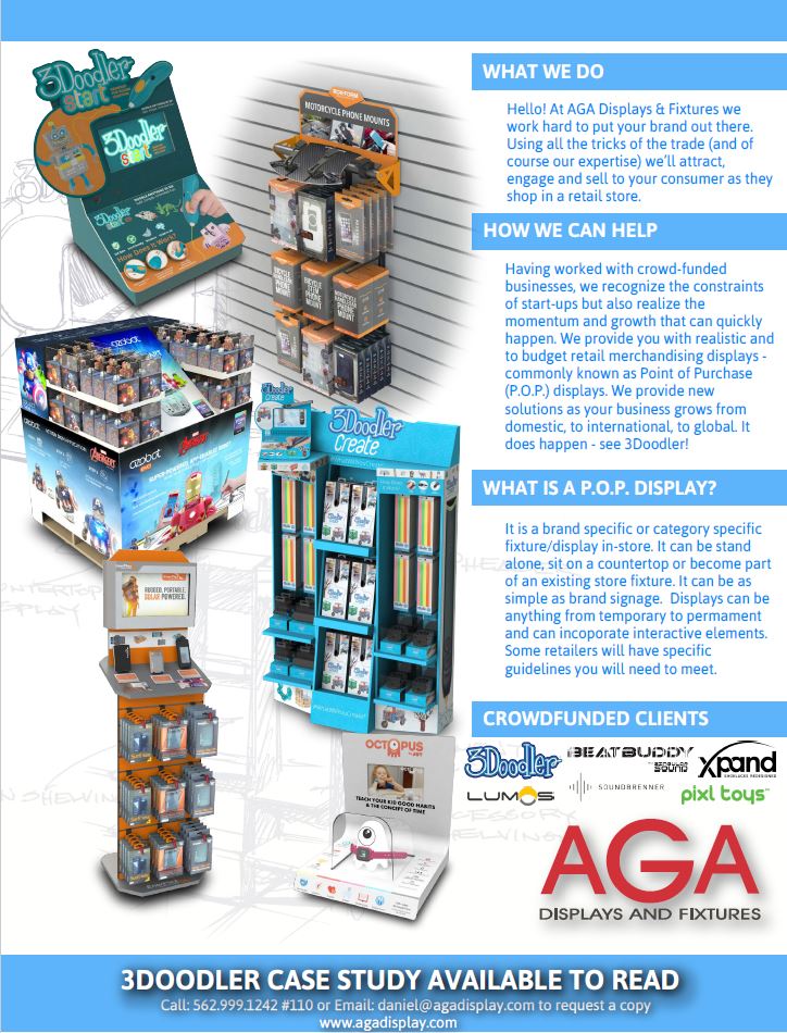 #crowdfunding #Kickstarter #Indiegogo #POPDisplays #POP101