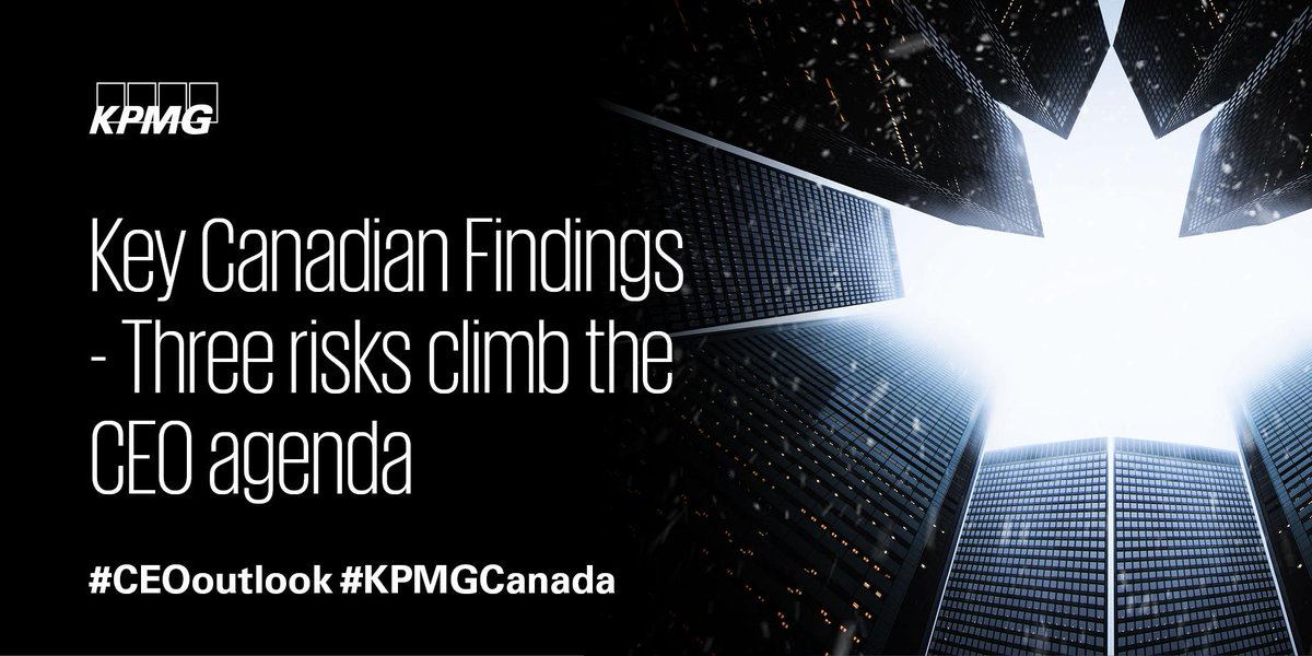 KPMG_Canada's tweet photo. Key Canadian Findings - Heightened uncertainty. #CEOoutlook https://t.co/ECNNXYAEBk https://t.co/edTlkmXhk7