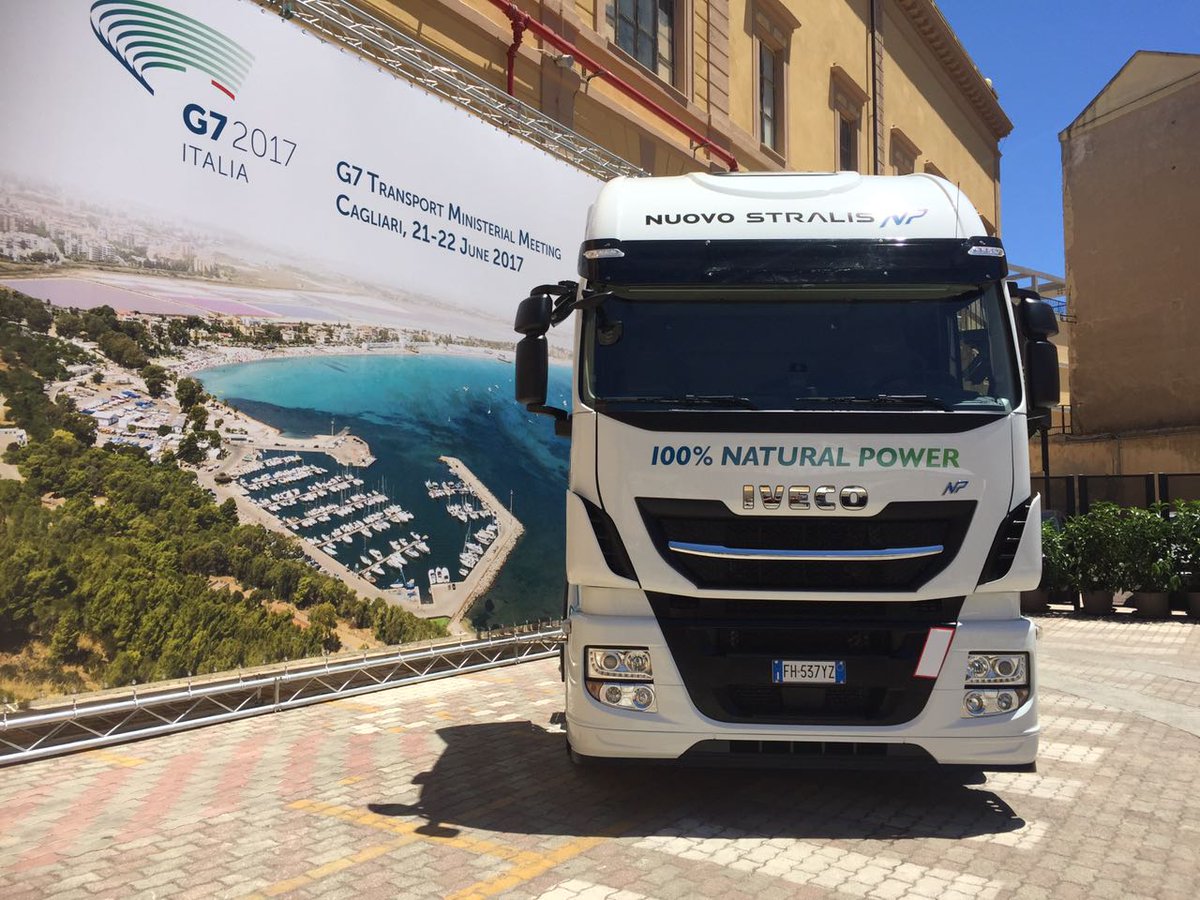 Michele Ziosi - Head of Inst Rel EMEA&APAC of @CNHIndustrial - explains IVECO vision on sustainable mobility at #G7Transport opening event.
