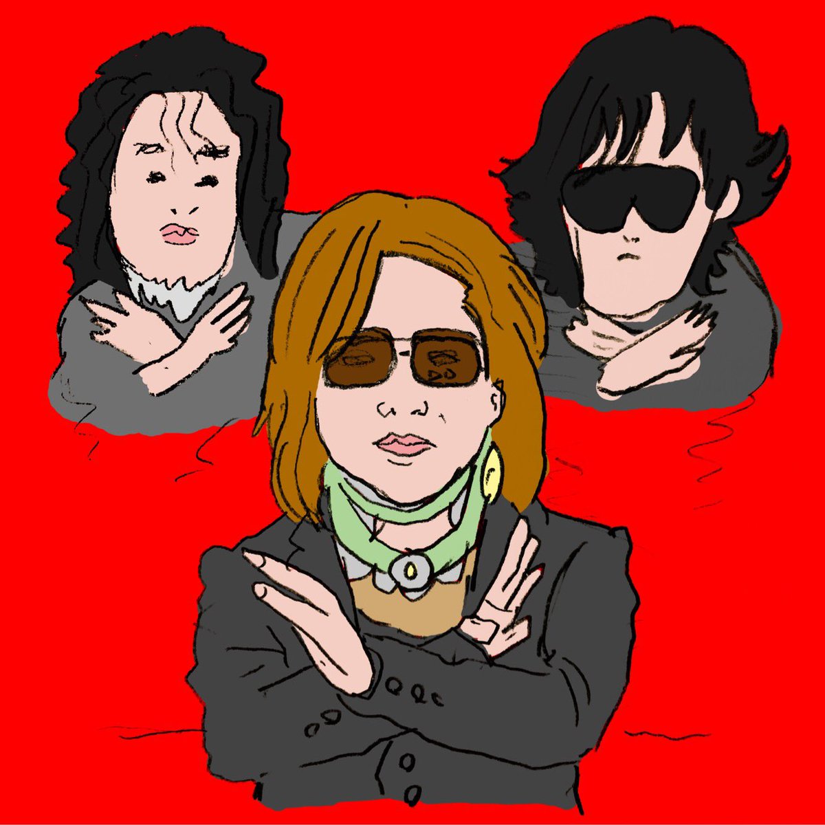 おも満しろ太郎 Sur Twitter 1706 ヘドバン ダメ ゼッタイ ヘドバン Yoshiki Pata Toshi Xjapan Band ビジュアル系 Visualkei イラスト Illustration キャラクター Character おも満しろ太郎 T Co G0zvvy5gju