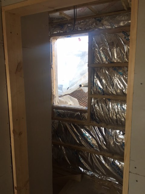 jphalebuilder's tweet photo. Broadstairs Loft Conversion:Insulated, now to plasterboard/plaster #loftconversionsthanet #loftconversion #buildersbroadstairs #Broadstairs https://t.co/b5pEyNUQqt