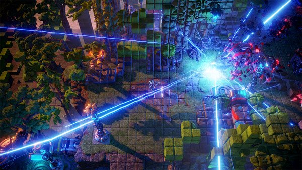 GOGcom's tweet photo. .@Housemarque's Nex Machina, an explosive arcade shooter where you annihilate disobedient machines, is out on GOG! https://t.co/Y5Ihlcvbs1 https://t.co/MbjUEk0Sow