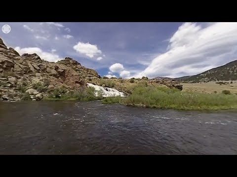 VuzeCamera's tweet photo. Tarryall Reservoir Falls - 4K 3D 180 degree Video using Guru360 Gimbal https://t.co/WQBEJ4xTeX View in VR headset for the full 3D experience https://t.co/Eli4EMkz2v