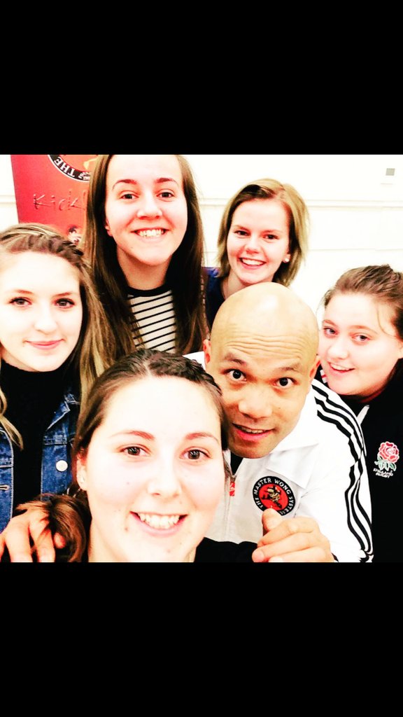 WSCGetActive's tweet image. continuing with #WomensSportWeek throwback to when @masterwongtv delivered female only self-defence lessons #ThisGirlCan