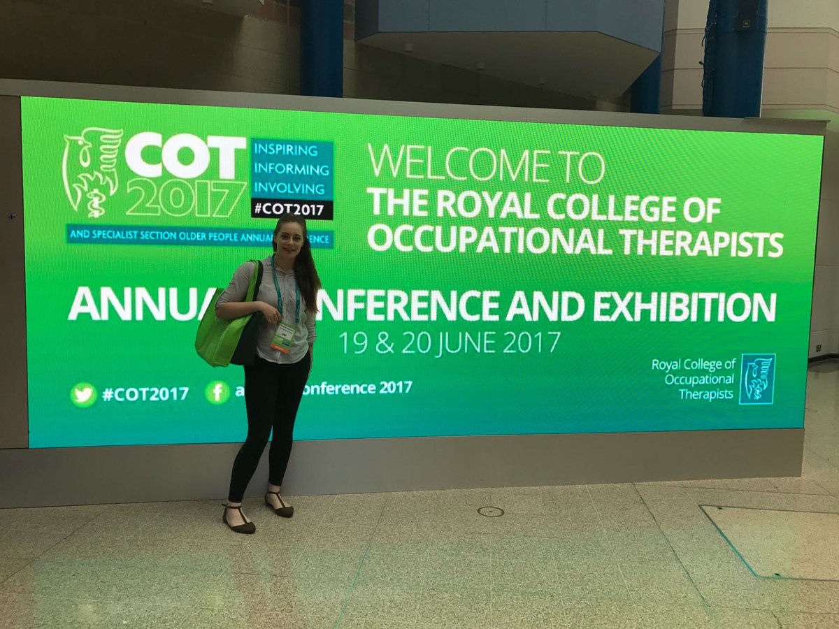 Ashleigh_OT's tweet photo. Representing @DerbyUniHSC at #COT2017 https://t.co/7u1Ag0zKiT